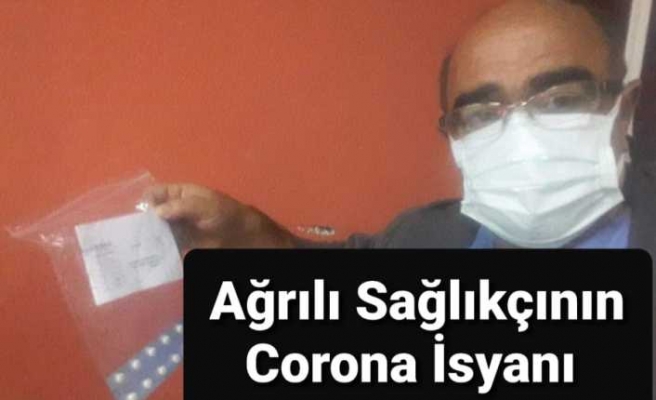 Ağrılı Sağlıkçı'nın Covid-19 Tepkisi Manşet Oldu