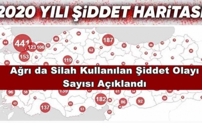 2020 Yılında Ağrı da Şiddet Olayları Raporu Açıklandı