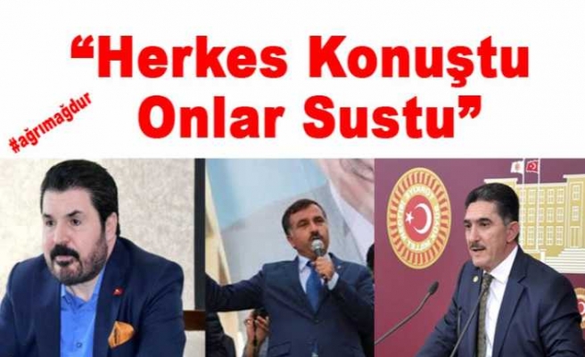 Ağrı Konuştu Onlar Sus-Pus '' Ağrı Ak Partide Ölüm Sessizliği''