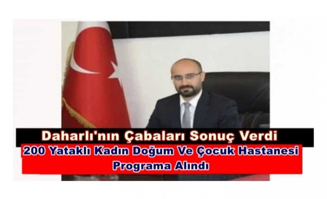 Ağrı'nın Çalışkan İl Müdürünün  Çabaları Sonuç Verdi