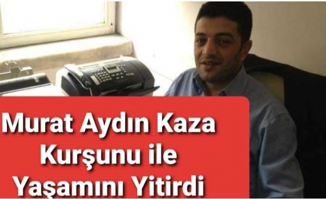 Ağrılı Genç Kaza Kurşununun Kurbanı Oldu