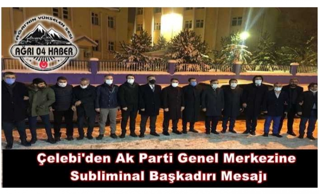 Ekrem Çelebi Ak Parti Genel Merkezine Resti Çekti