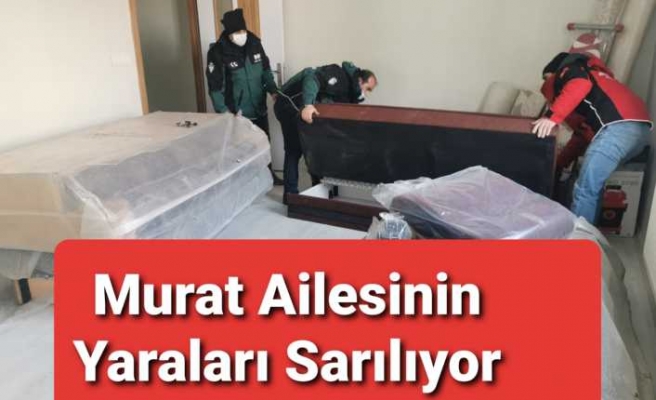 İHH Ağrı'da ki Yangının Yaralarını Sarmaya Çalışıyor