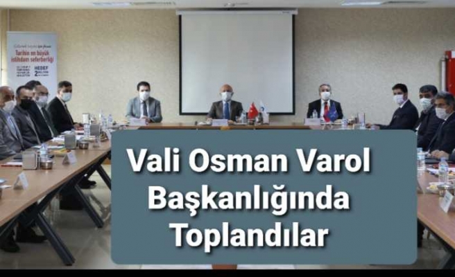 Vali Varol'un Başkanlığında İl İstihdam ve Mesleki Eğitim Kurulu Toplantısı Yapıldı