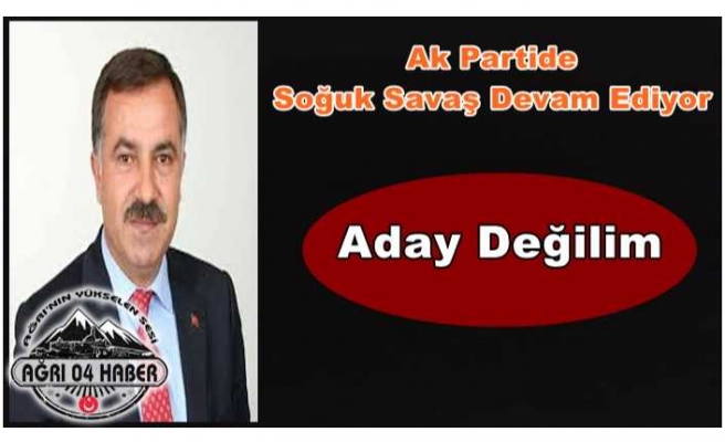 Abbas Aydın Aday Olmadığını Açıkladı