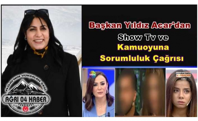 Acar'dan Show Tv'ye Uyarı Vatandaşa Çağrı