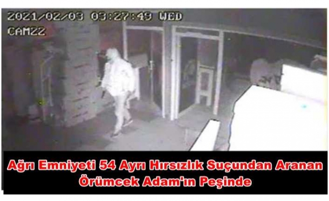 Ağrı Emniyeti ''Örümcek Adam'''ın Peşinde