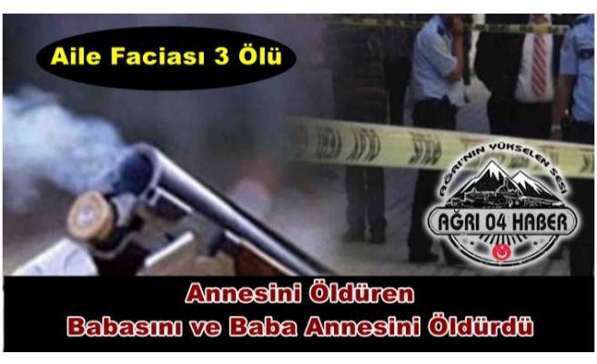 Annesini Öldüren Babasını Aynı Silahla öldürdü