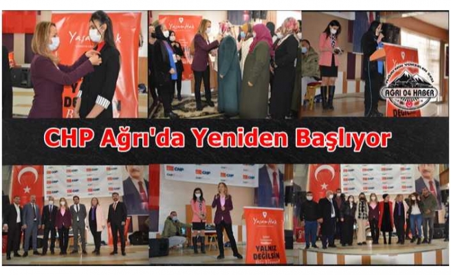 Ağrı'da CHPli Kadınlar Ak Parti Kongresini Gölgede Bıraktı