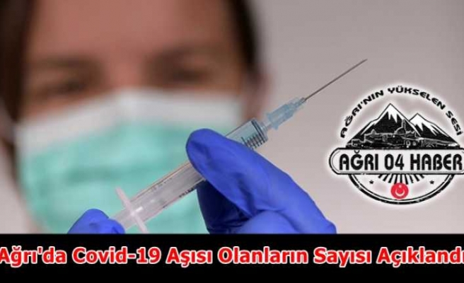 Ağrı'da Kaç Kişi Covid-19 Aşısı Oldu