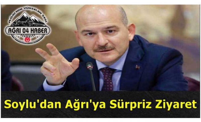 Süleyman Soylu Ağrı'ya Geliyor