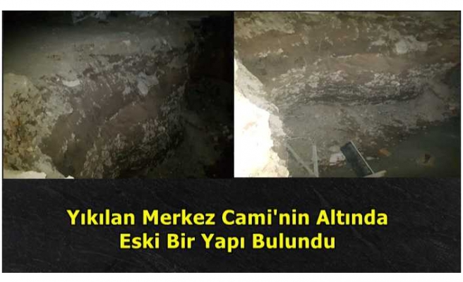 Ağrı Merkez Camisinin Altında Tarihi Bir Yapı Bulundu