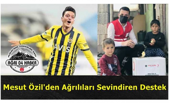 Mesut Özil Ağrılıları Sevindirdi