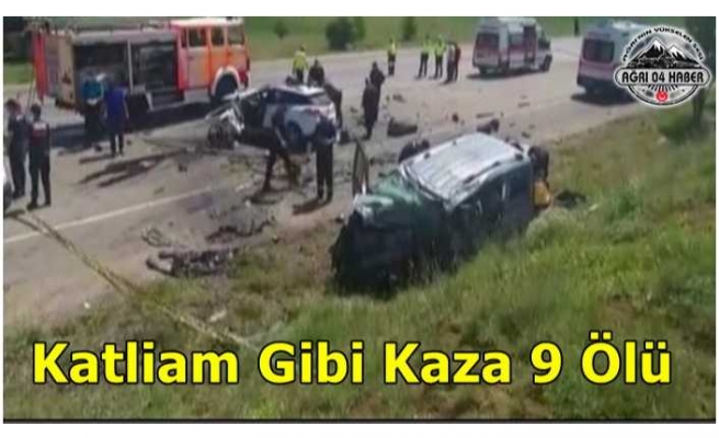 Katliam Gibi Kaza 9 Ölü