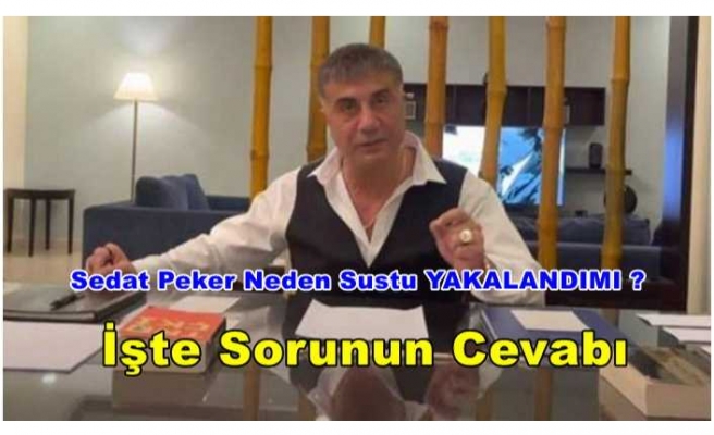 Sedat Peker Neden Sustu,Yakalandımı