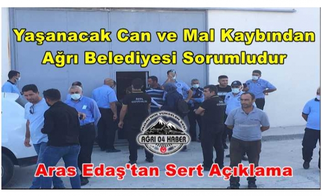 Yaşanacak Ölümlerden Ağrı Belediyesi Sorumludur