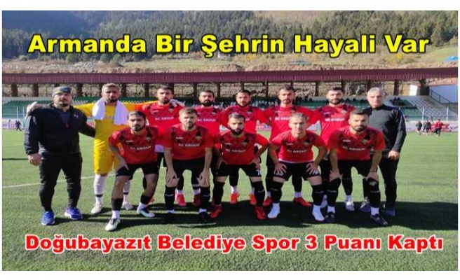 Doğubayazıt Belediye Spor Galip Gelmeyi Bildi