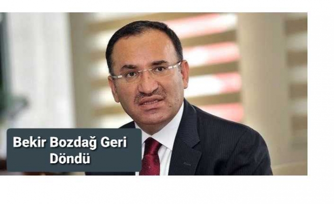 Kabinede değişiklik Adalet Bakanı Bekir Bozdağ oldu