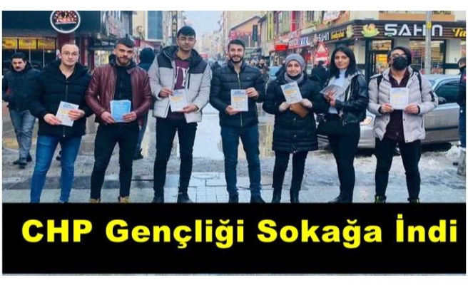 CHP Gençliği Ağrı'da sokağa indi