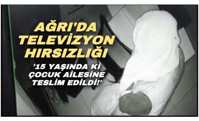 Ağrı'da 15 yaşındaki hırsız suçüstü yakalandı