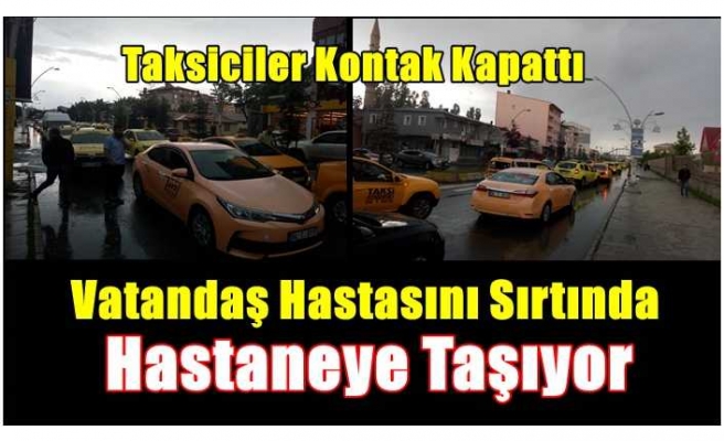 Ağrı’da Ak Partiye İlk Protesto Taksicilerden Geldi