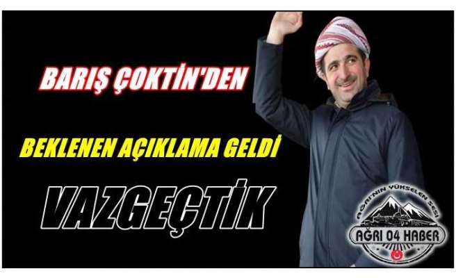 Doğubayazıt FK'dan açıklama ''vazgeçtik''