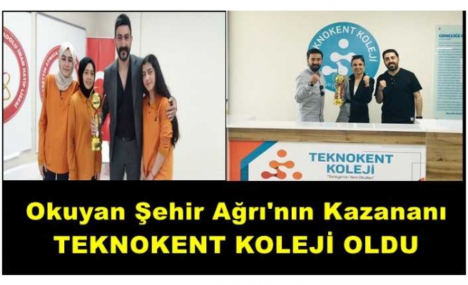 Okuyan Şehir Ağrı'nın Kazananı Teknokent Koleji Oldu