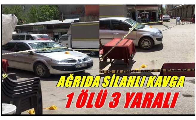 Ağrı'da husumetl,i aileler çatıştı 1 ölü, 3 yaralı