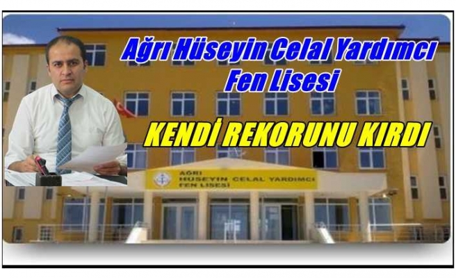 Ağrı H.C.Y Kendi Rekorunu Kırdı