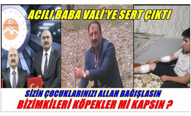 Ağrı Valiliğine Sert Tepki ''Sizin çocuklarınızı Allah bağışlasın da bizimkileri köpekler mi kapsın ?''