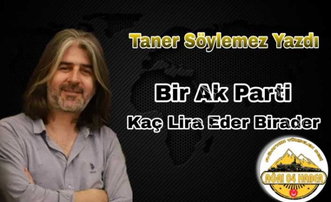 Şu AK Parti Kaç Lira Eder Birader