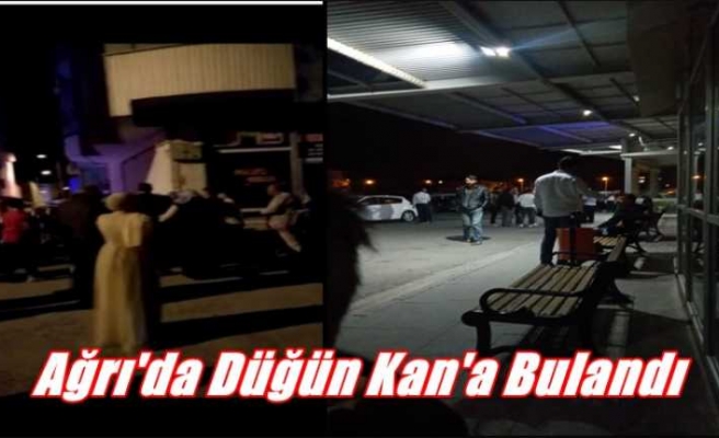 Ağrı'da Düğün Kana Bulandı 1'i Ağır 2 Yaralı