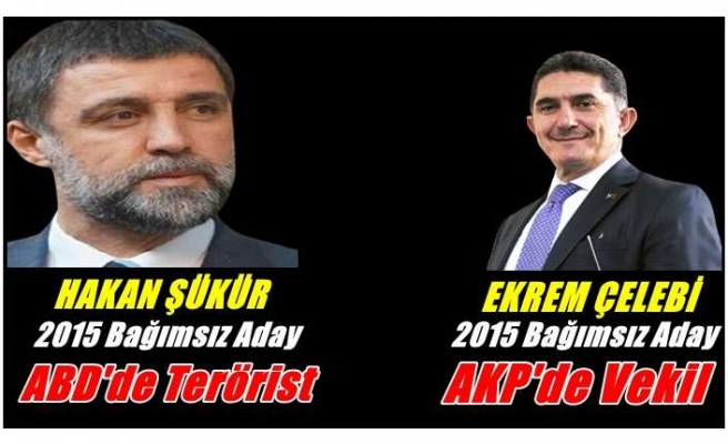 İki Bağımsız Adaydan ,Biri ABD'de Terörist,Diğeri AKP'de Vekil