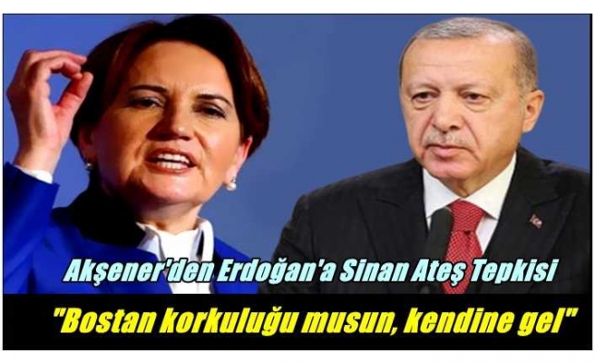 Akşener çok öfkeli ;Sen Bostan Korkuluğu musun Erdoğan