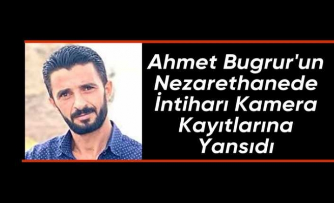 Ahmet Bugrur'un Nezarethanede İntiharı Kamera Kayıtlarına Yansıdı