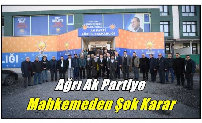 Ağrı AKP İl Başkanlığında Mahkeme Kararı İle Keşif Yapıldı