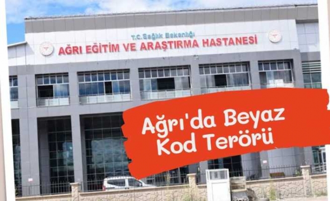 Ağrı'da Beyaz Kod Terörü