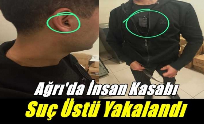 Ağrı'da İnsan Kasabı suç üstü yakalandı