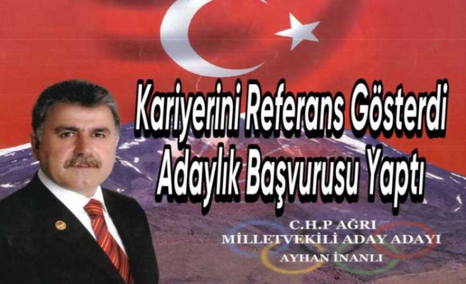 Başarılarla Dolu Kariyerini Referans Gösteren İnanlı, Ağrı'dan Milletvekili Adayı Oldu