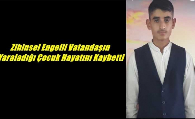 Zihinsel Engelli Vatandaşın yaraladığı Çocuk Hayatını Kaybetti