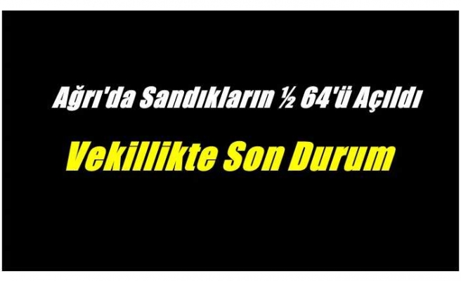 Ağrı'da YSP 3 AKP 1 Vekil Çıkarıyor