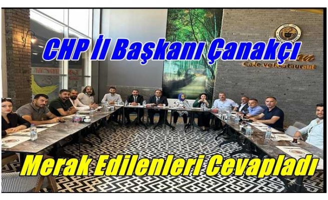 CHP'li Çanakçı Partimizi Ağrı'da demokratik bir zeminde halkın iradesine teslim edeceğiz
