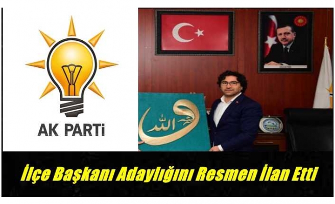 AK Parti Patnos İlçe Başkanı İstifasını Sundu  Adaylığını Duyurdu