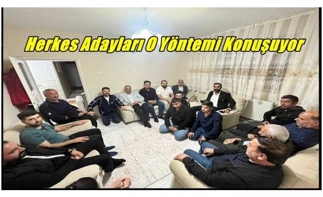 Herkes Adayları O İzlenecek Yöntemi Konuşuyor