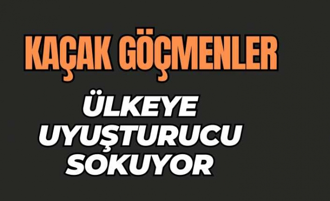 Kaçak Göçmenler Uyuşturucu Sevkiyatında Kullanılıyor