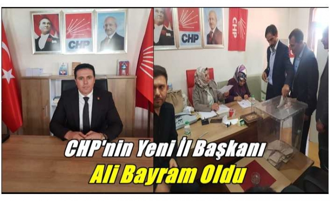 CHP Ağrı'da Yeni İl Başkanını Seçti