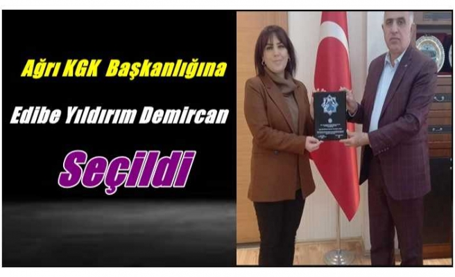 Ağrı KGK Başkanlığına Edibe Yıldırım Demircan Seçildi