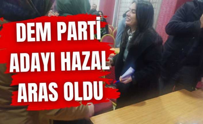 DEM Parti Ağrı Belediye Başkan Adayı Hazal Aras Oldu