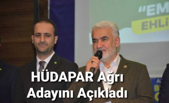 HÜDA PAR Ağrı Belediye Başkan Adayı Muhammet Arif Yılmaz