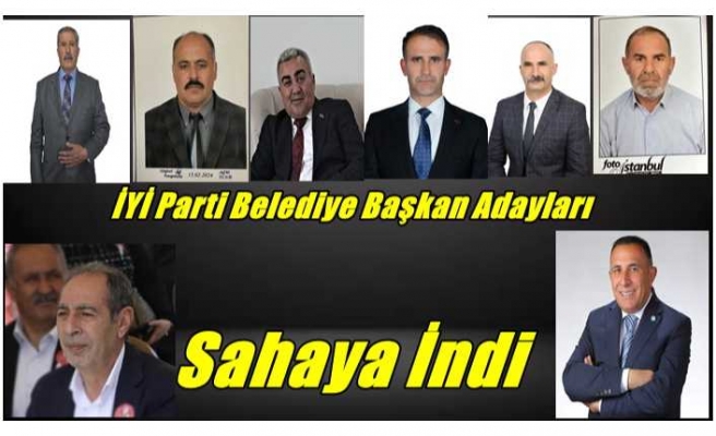 Ağrı'da İYİ Parti Belediye Başkan Adayları Sahaya İndi